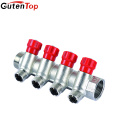 LB Guten top Aluminum handle MLstyle 4 way manifold with brass ball valve 1/2 brass water knockout drum